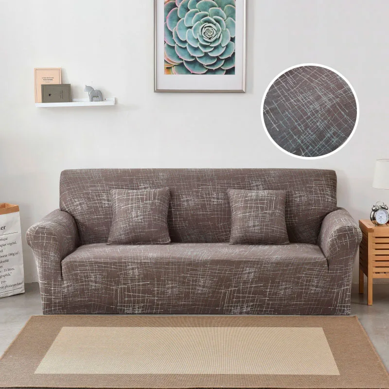 Sectional Sofa Cover Spandex Wrap All-inclusive Slip-resistant Couch Cover For Living Room Furniture Slipcovers cogines para Sectional Sofa Cover Spandex Wrap All-inclusive Slip-resistant Couch Cover For Living Room Furniture Slipcovers cogines para