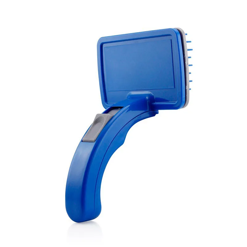 Soft and Comfortable Self Cleaning Pet Hair Comb Grooming Trimmer Hair Removal Brush for Dog Cat Rabbit Horse3