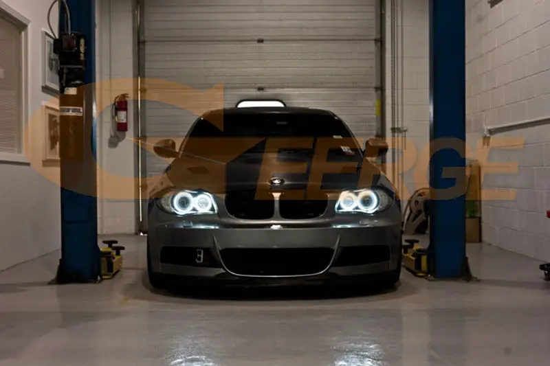 Для BMW 1 серии E81 E82 E87 E88 2004-2012 Ксеноновые фары отличные ангельские глазки Ультра яркое освещение CCFL ангельские глазки комплект
