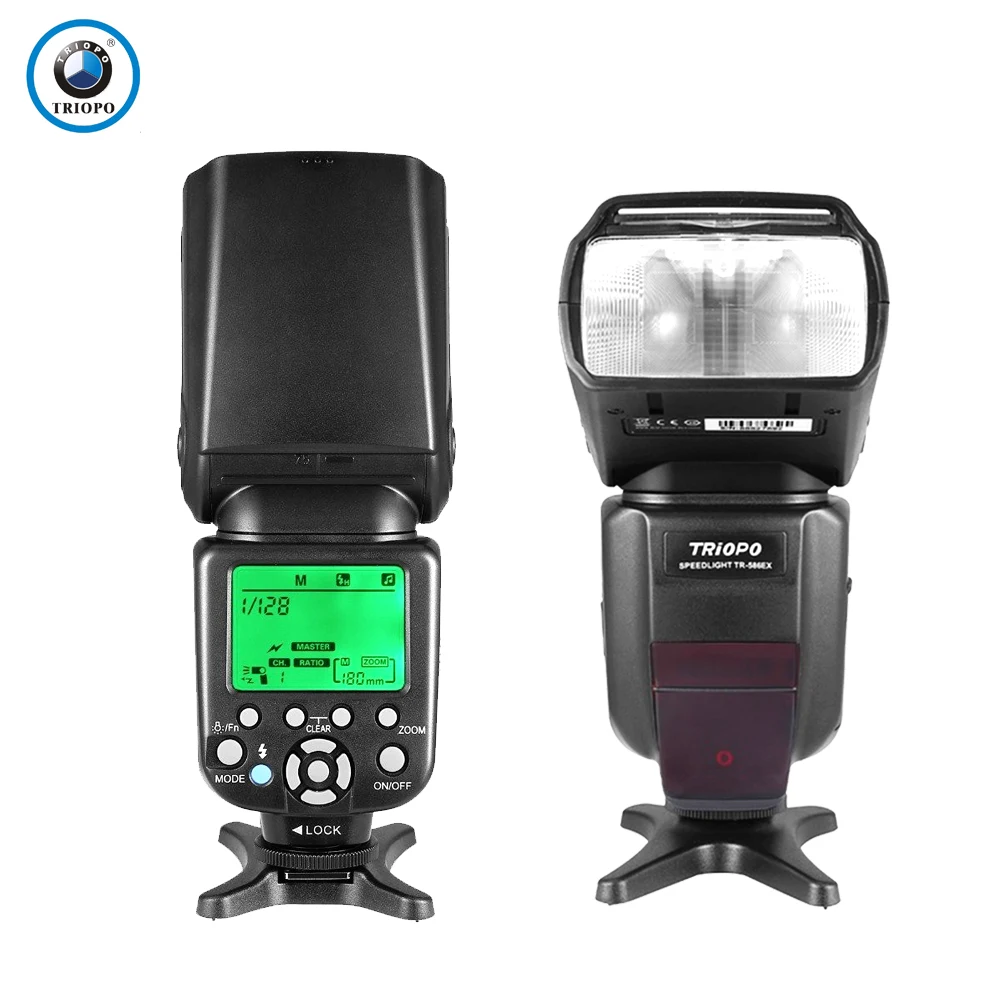 

Triopo TR-586EX Wireless TTL Flash Speedlite Speedlight For Canon 6d 650d 60d Camera Vs YONGNUO YN-565EX II YN565EX II YN-560 IV