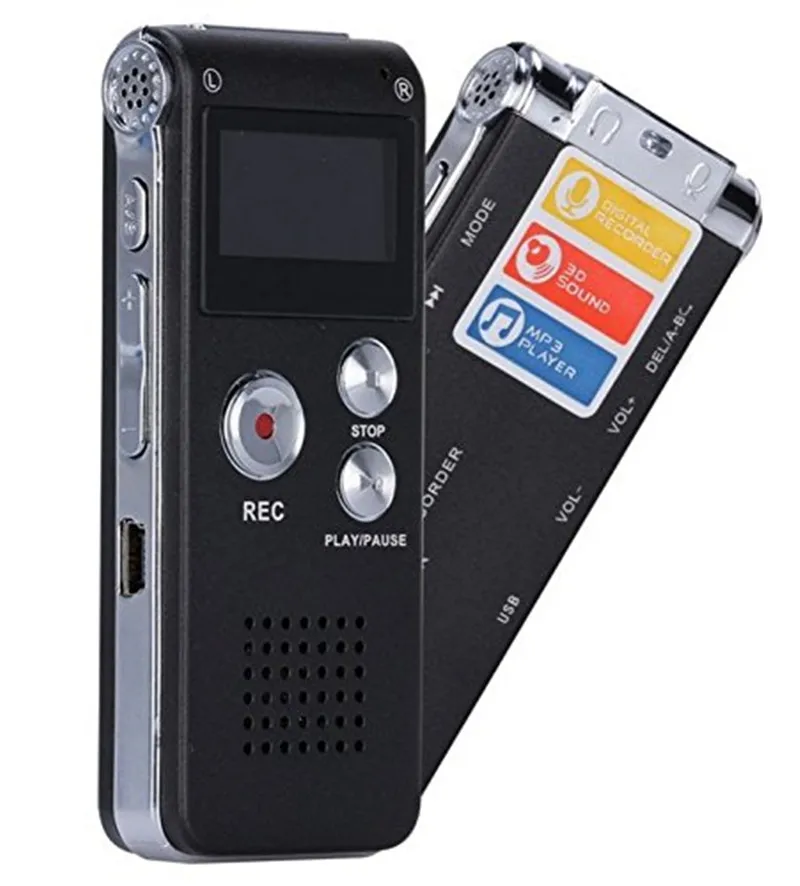 Portable Mini Digital Voice Recorder 8gb MP3 Dictaphone for Telephone Usb Flash Drive Pendrive Pen with Audio Player | Электроника