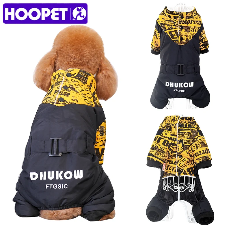 

HOOPET Dogs Pets Clothing Coat Jacket Teddy Chihuahua Clothes Small Dogs Four Legs Puppy Leisure Style