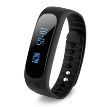 Top Deals Bluetooth 4 0 Smart Watch Wristband Health Bracelet Sport Sleep Fitness Tracker Black Blue