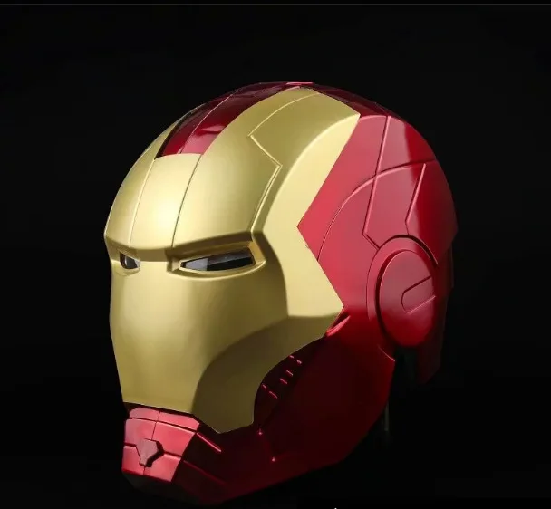 Marvel Мстители Железный человек Шлем Косплей 1:1 свет Led маска Железного человека ПВХ Фигурки игрушки