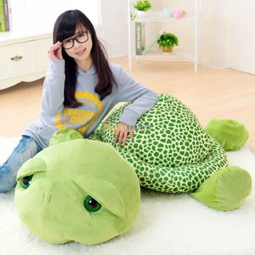 Fancytrader 2015 New 59'' 150cm Plush Stuffed Giant Turtle Tortoise Toy, Free Shipping FT90552 (1)