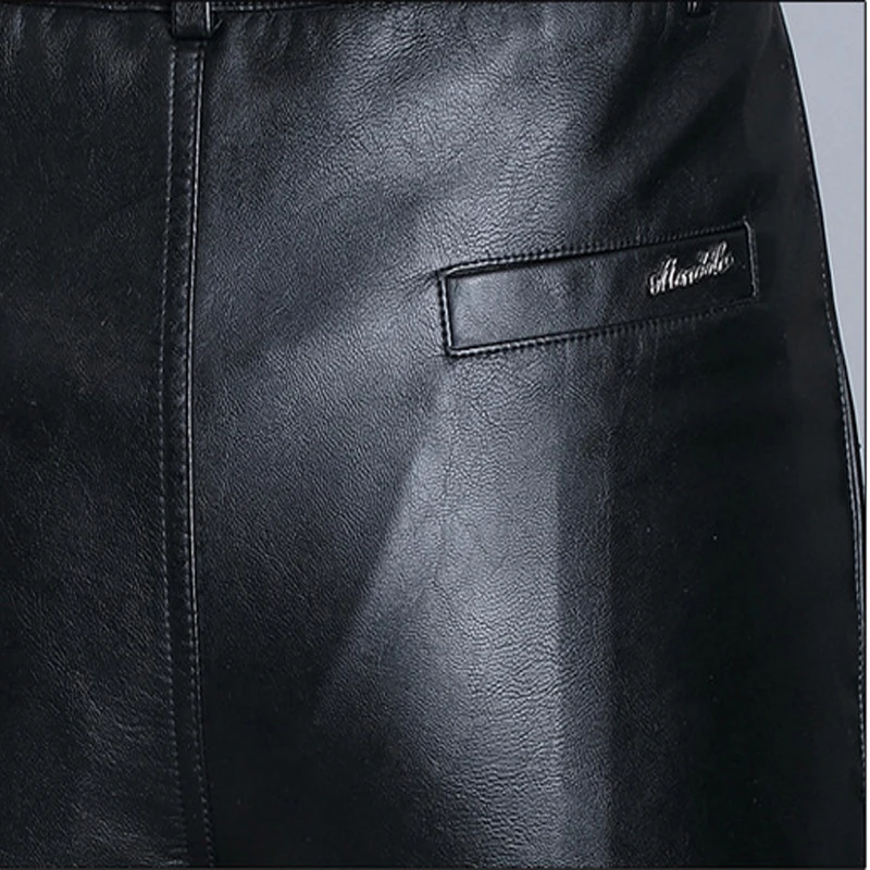 1pcs Women's Plus size shorts 2017 Autumn PU leathe Open fork Black super shorts Ladies Skinny Leatherwear super shorts Girls