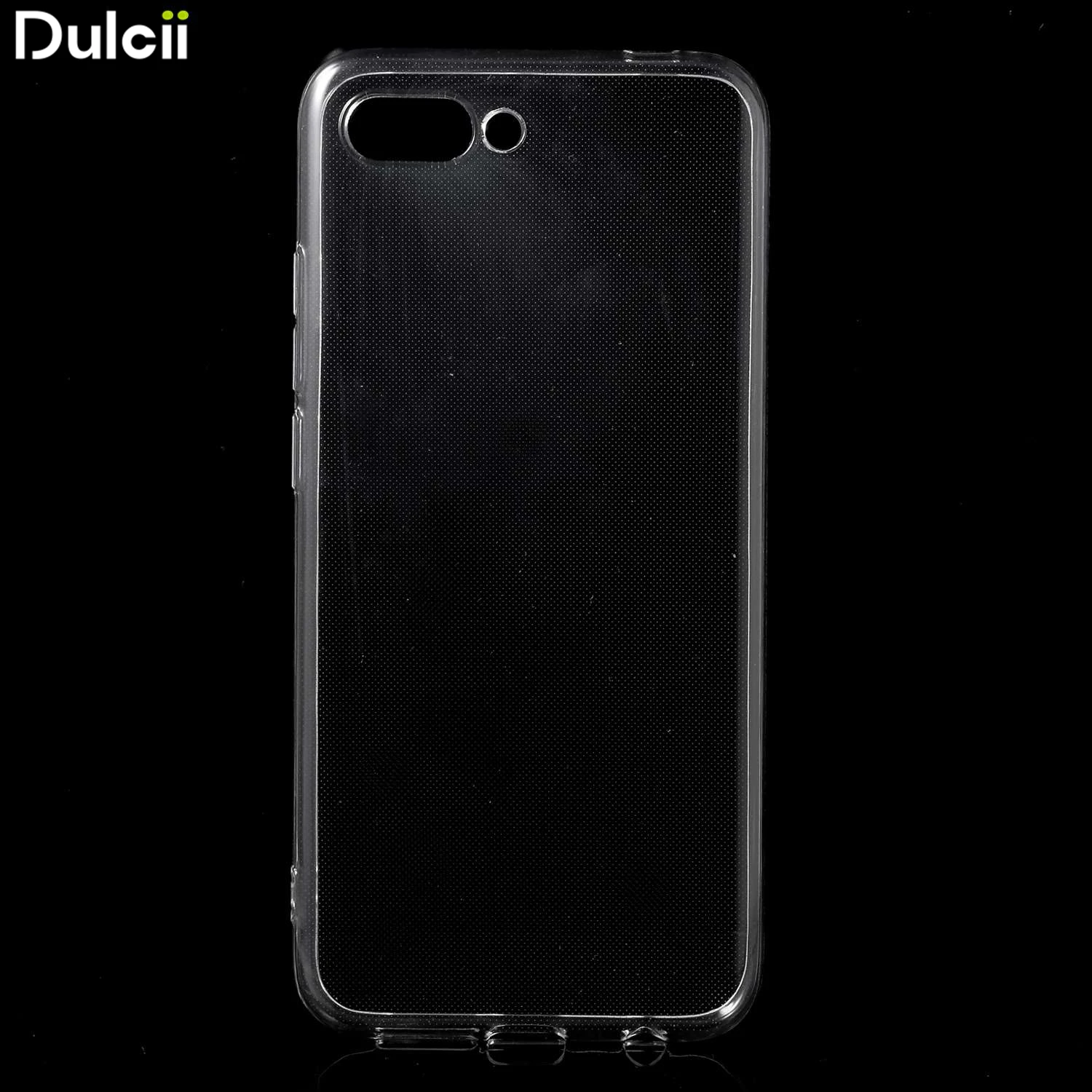 DULCII телефон чехлы для huawei Honor 10 Coque Глянцевая ТПУ мобильный обратно оболочки Fundas