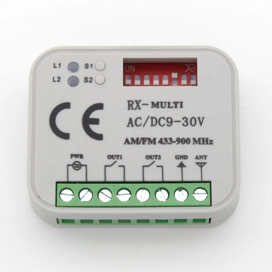 Universale Ac Dc 9-30V 12V 24V 2 Canali Multi Ricevitore Rx Multi 300-868Mhz 433Mhz 868Mhz Ricevitore Controller Telecomando