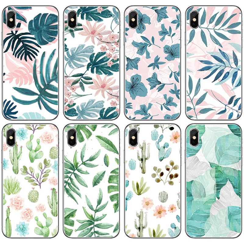 Популярный Милый Летний защитный чехол для iPhone i5 i5s SE i6 i6s plus i7 i8 Plus X XS XMX XR подходит