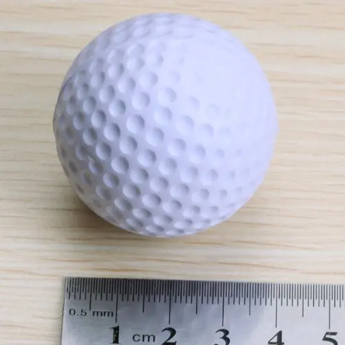 Мяч для гольфа для обучения гольфу мягкий PU пена практика мяч-белый