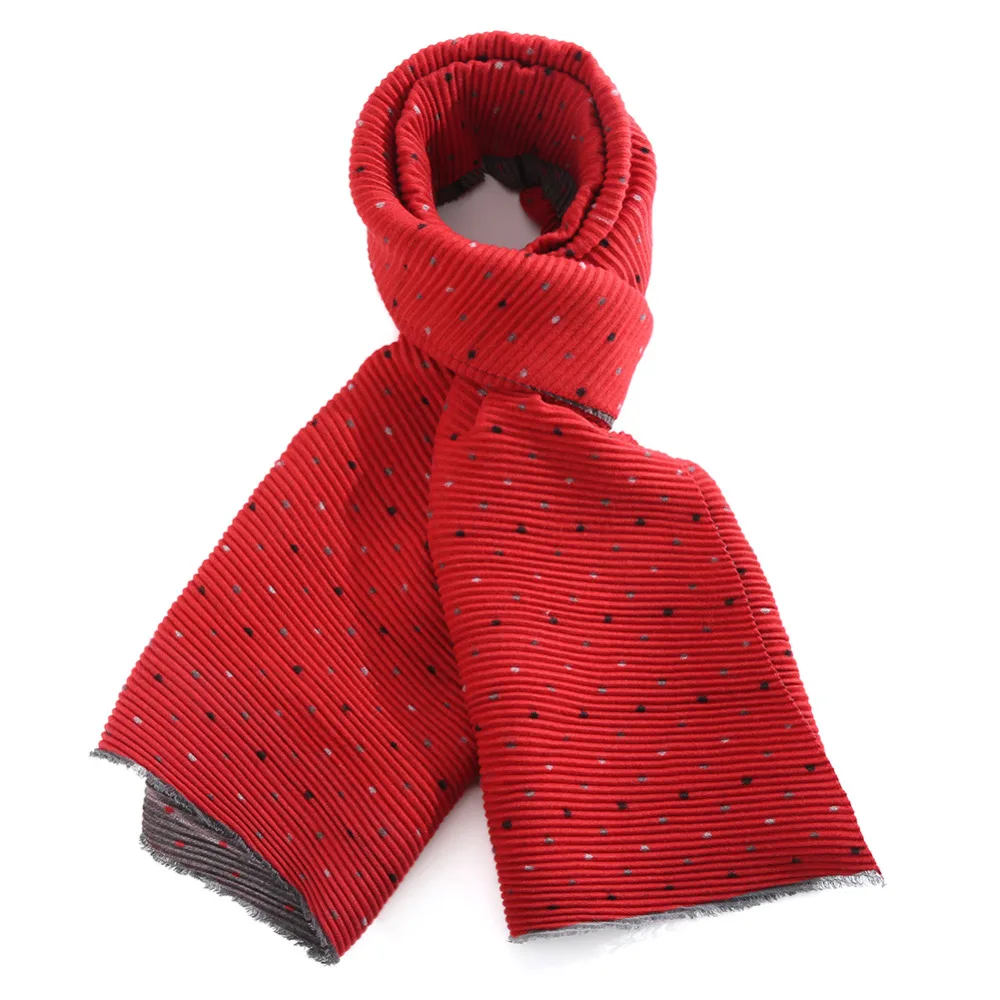 

Scarf Women Striped Warm Winter Scarves women 2018 Cashmere Scarves for ladies Circle Yarn Small Dot red ladies scarves