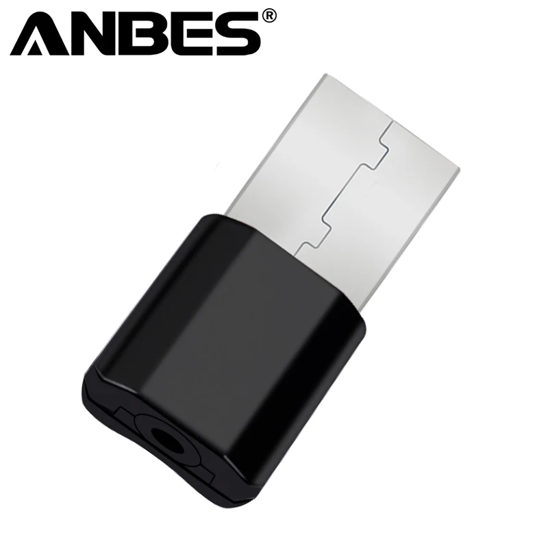 

ANBES Mini 3.5mm Bluetooth Receiver Music Wireless Speakers Audio Receptor USB RCA AUX Adapter for Multmedia Sound