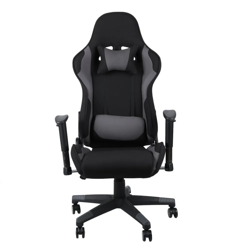 Ergonomic High Back Racing Chair Adjustable Fabric