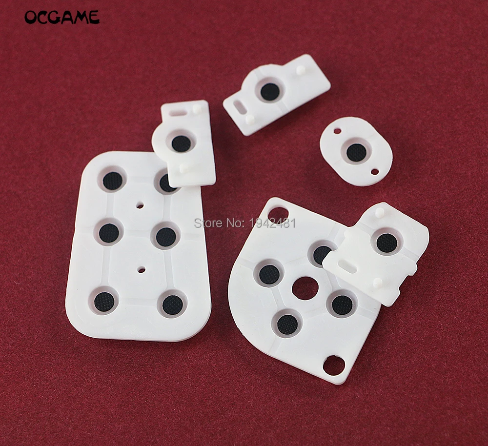 

OCGAME Replacement Rubber Repair Parts for N64 Controller Joy Pad N 64 Conductive button Silicon Pad High Quality