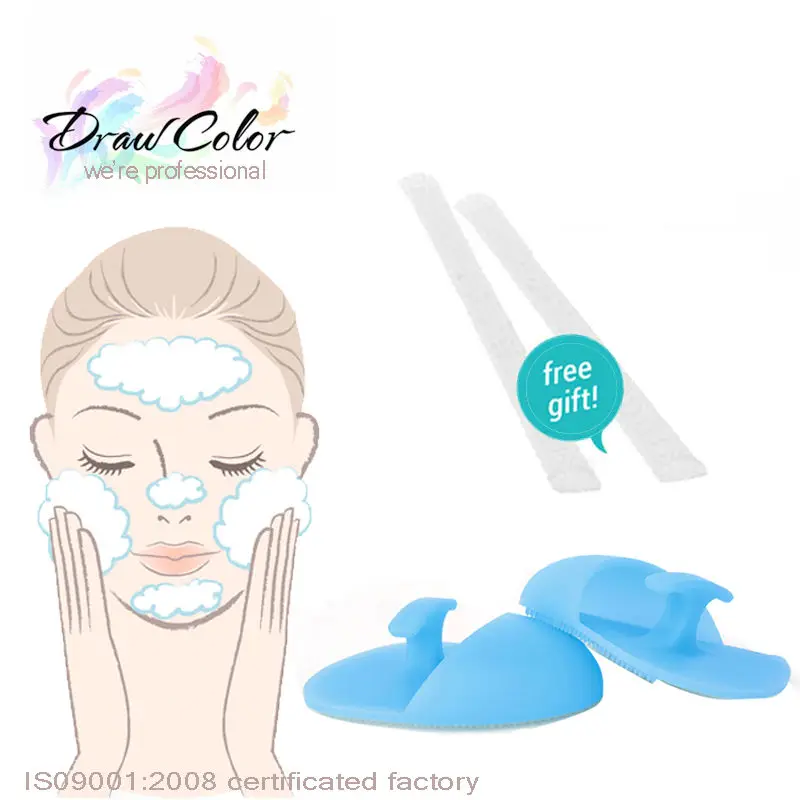 Silicon Cleaning Pad Wash Face Facial Exfoliating Brush SPA Skin Scrub