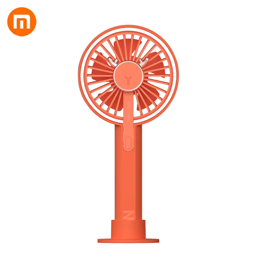 

HOT Xiaomi Cooperation Brand 3 Life Portable Mini Fan Handheld USB Fan Rechargeable Cartoon Fawn Fan Office Home Outdoor