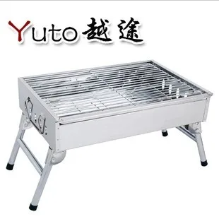 

Stainless steel BBQ grill charcoal outdoor portable bbq camping stove folding
