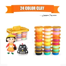 Lagopus Slime toys 24 цвета ультра-легкий цветной Пластилин интеллектуальная ПЛАСТИЛИНОВАЯ глина Детская безопасность нетоксичные глиняные игрушки DIY ручной работы