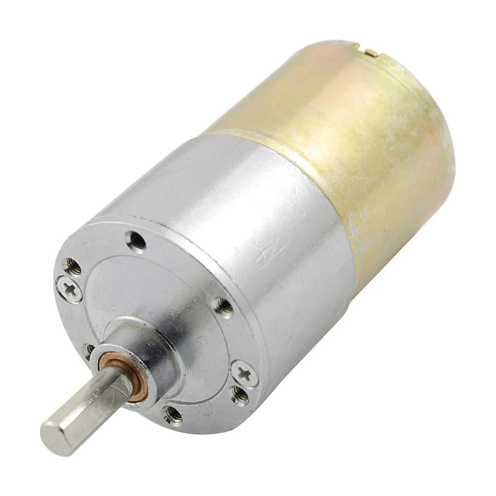 DC 12V 130mA 80RPM 2.6Kg cm High Torque Permanent Gear Motor