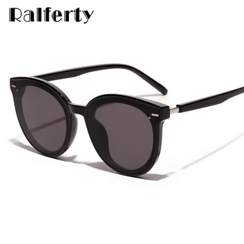 

Ralferty Korea Sunglasses Women Men luxury Brand Oversize Sun Glasses Black UV400 Points 2019 lunette Shades For Women W181204