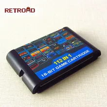112 в 1 игровая карта для sega Megadrive Genesis с игрой Contra Vectorman Double Dragon Battletoads Ninja Gaiden Turtles Sonic