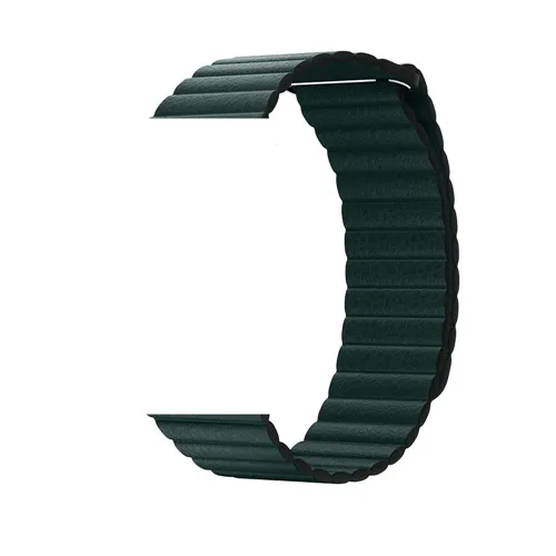 42 мм, 38 мм, версия кожаный ремешок для наручных часов Apple watch, ремешок 4 44 мм 40 мм наручных часов iwatch, correa 3/2/1 браслет ремешок Магнитная застежка ремешок на запястье - Цвет ремешка: 8-Forest Green