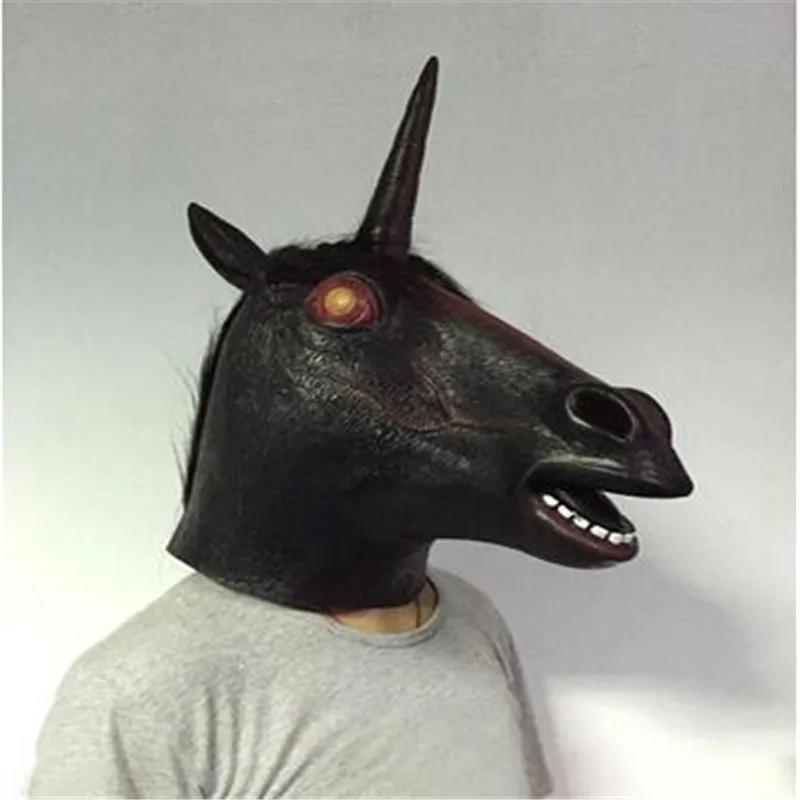 

New Animal Mask Full Face Unicorn Mask for Adults Halloween Monkey Mask Dog/Donkey/Elephant Head Mask Cosplay Party Costume Prop