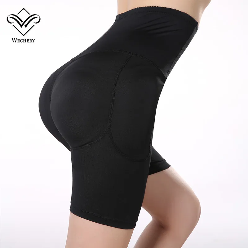 Wechery Control Pants Butt Lifter Hip Up Padded Control Panties Lifting Women Body shaper Butt Enchancer Slimming Shaperwear