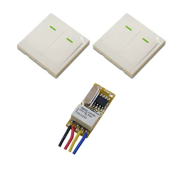 

Latest DC3.5-12V Mini Relay Wireless Switch Remote Control Power LED Lamp Controller Micro Receiver Transmitter Free Shipping