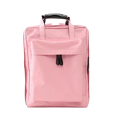 pink Дорожные сумки для хранения, рюкзак для багажа, простая Модная Портативная сумка через плечо для мужчин и женщин, школьная сумка, аксессуары, товары - Цвет: pink