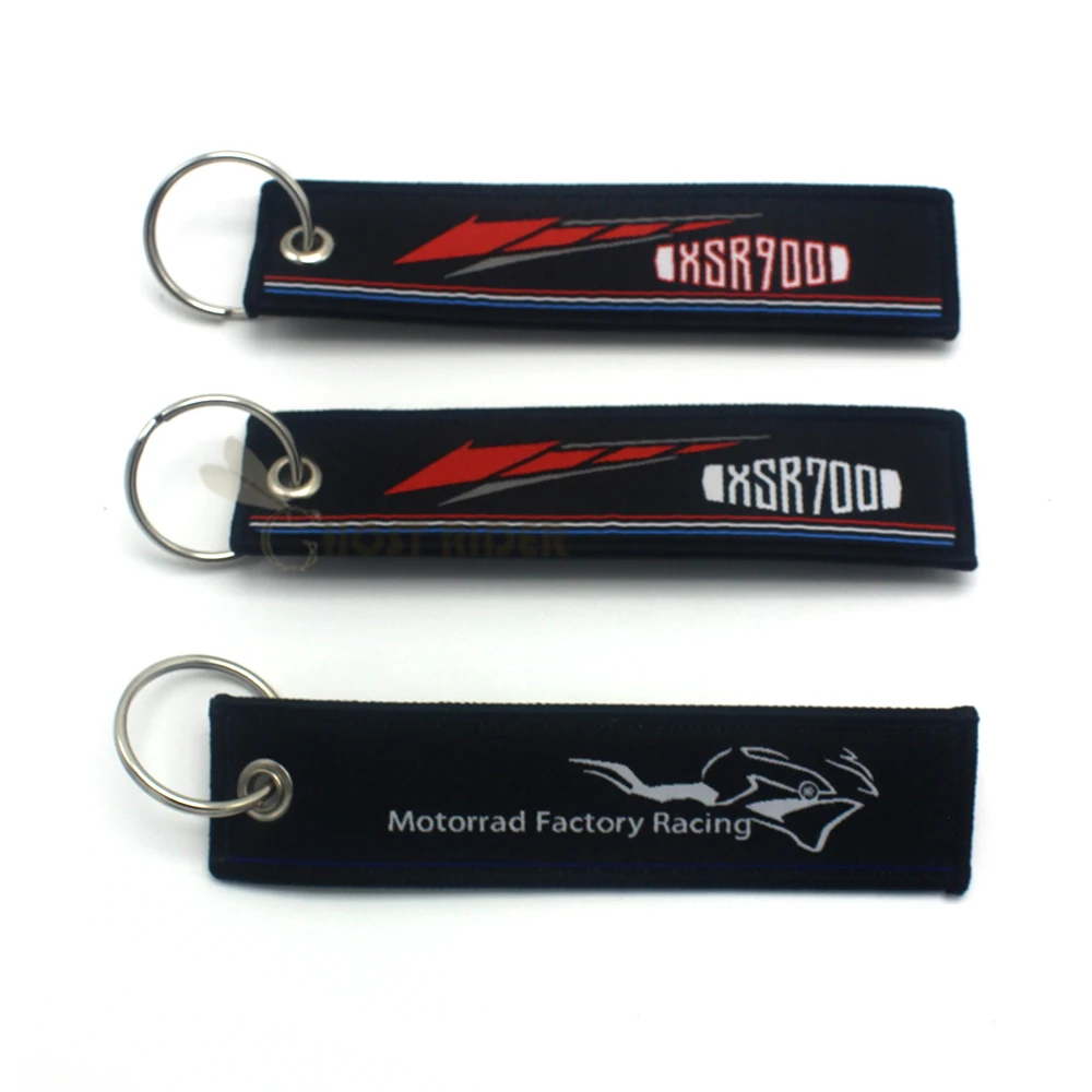 

NEW Motorcycle Keyring For Yamaha XSR700 XSR900 Embroidery Key Holder Chain Collection Keychain