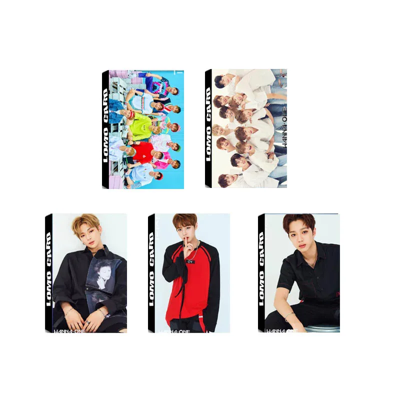 Youpop KPOP WANNA ONE коллективный альбом членов ломо карты хип-хоп новая мода самодельная бумажная фото карта Фотокарта