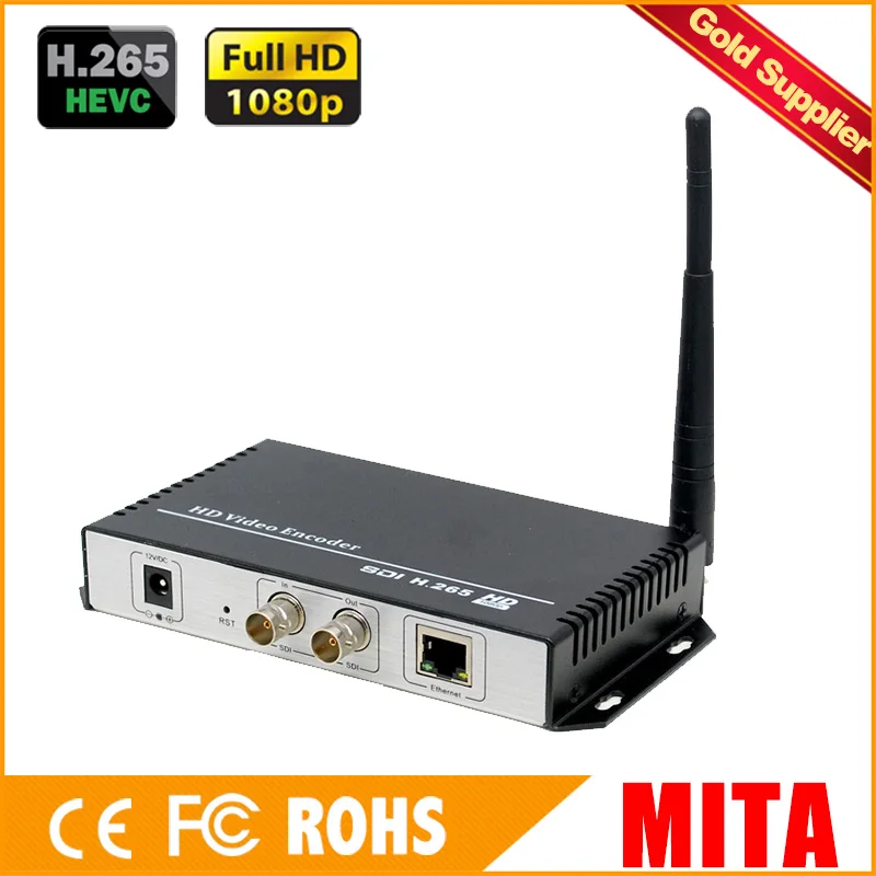

HD H.265 SDI encoder WiFi for Live Streaming with UDP TCP