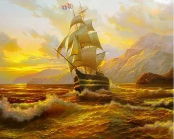 

Diamond Embroidery 3D Diamond Painting Cross Stitch Crafts Beauty Sailing Diamond Mosaic Pattern Rhinestones Hobbies And Crafts