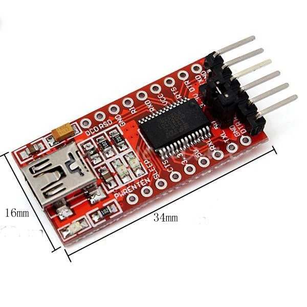 1pcs Ft232rl Ft232 Ftdi Usb 3 3v 5 5v To Ttl Serial Adapter Module Mini Port In Integrated