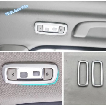 

Lapetus Car Styling Rear Roof Reading Lights Lamp Frame Cover Trim / Matte / Carbon Fiber Fit For BMW X3 G01 2018 2019 2020 ABS