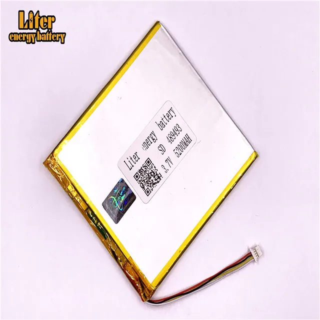Разъем 1,0-4 P 3,7 v 489493 459595 5200mah литий-полимерный аккумулятор для MP5 gps DVD электронная книга планшетный ПК видео gamey