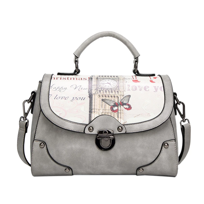 

JHD-Women Handbag Female Shoulder Bags Cartoon Printed Handbags Women'S Messenger Bags Famous Designers Totes Crossbody Bag