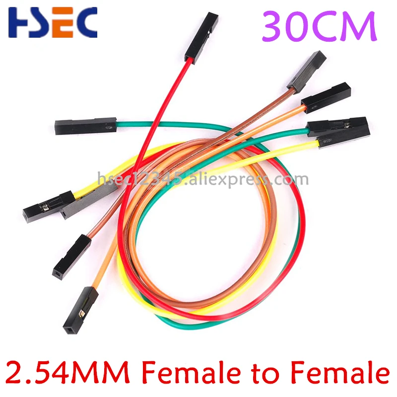 

100pcs 1p to 1p 30cm Female to Female breadboard Jumper Wire Dupont Cable jumper wires for electronics cable and arduino DIY KI