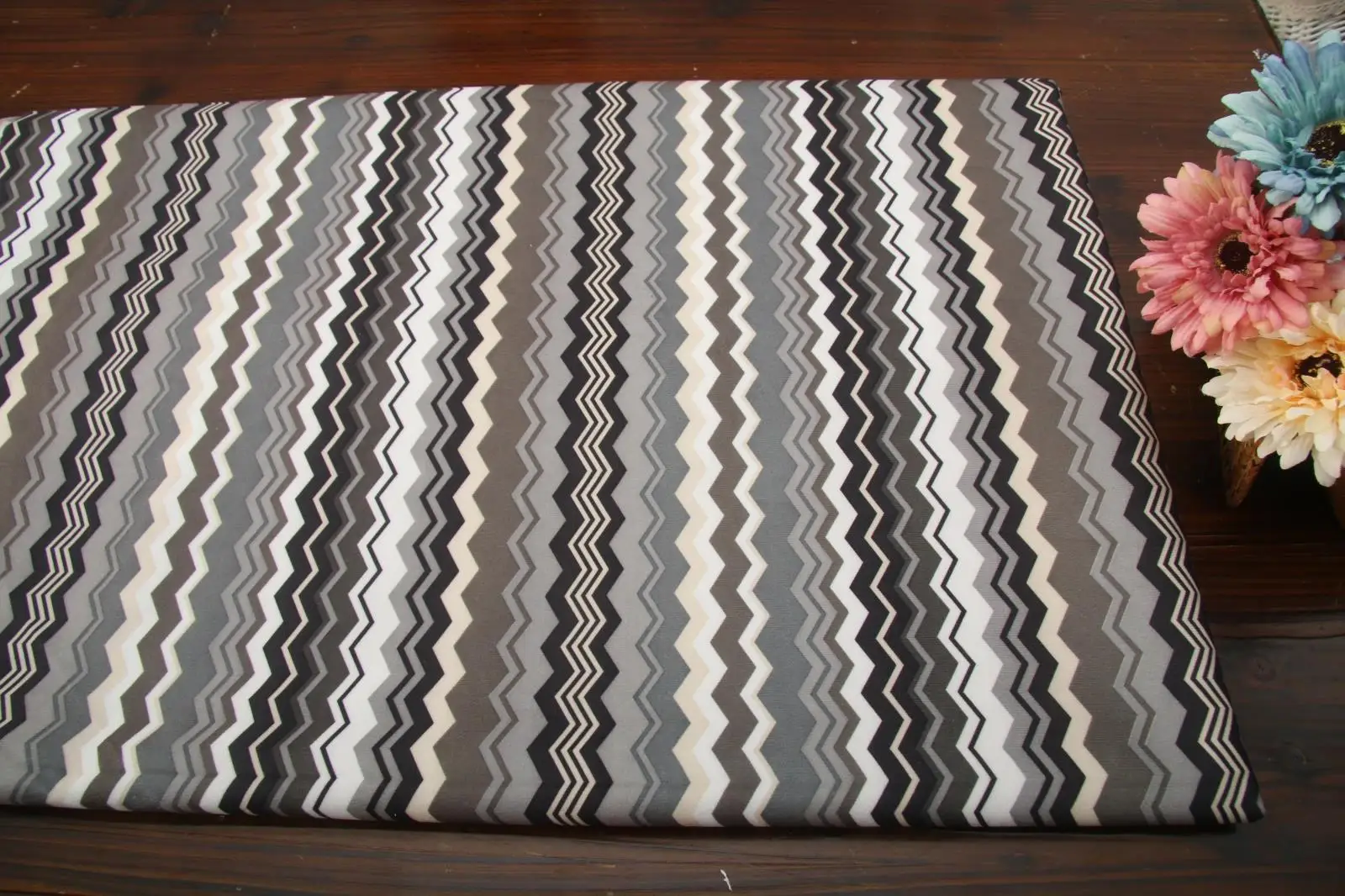 1 метр печать короткая флисовая ткань для дивана подушка стул скатерть полосатая фиолетовая дешевая ткань Tissus Au Metre Tela - Цвет: 11