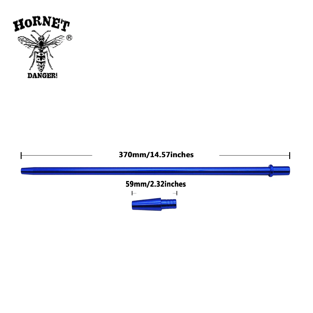 HORNET DANGER 370 мм Алюминиевый шланг для кальяна ручка штока трубы для диаметром 12 мм силиконовый шланг Narguile Sheecha аксессуары