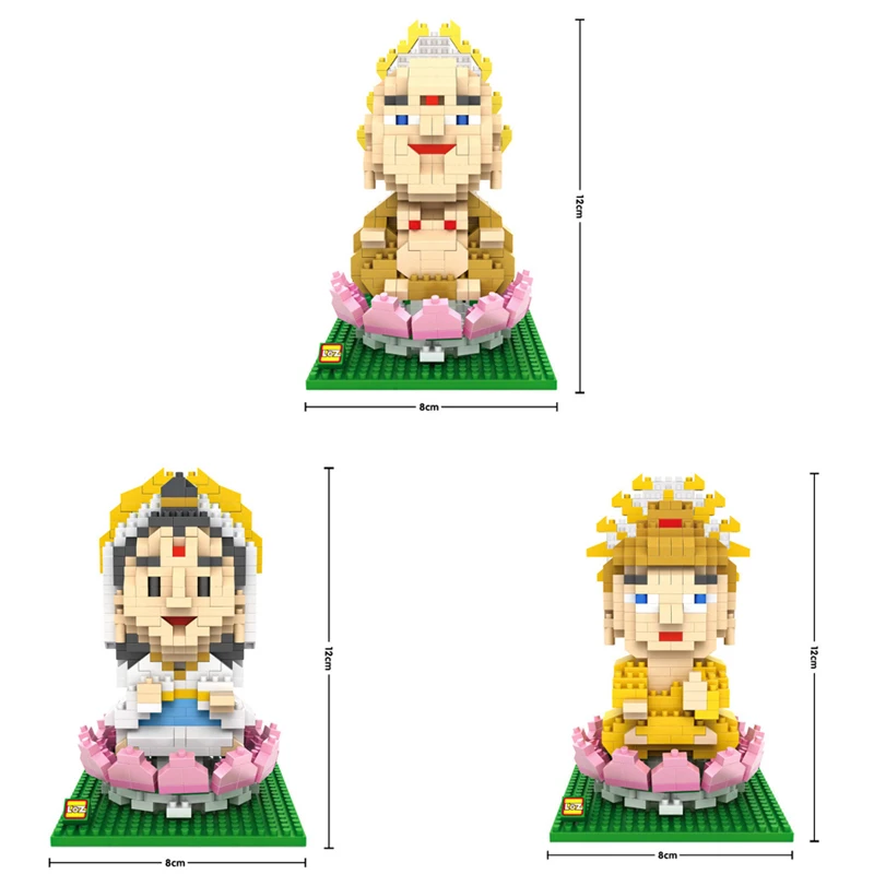 Buddhism Maitreya Sakyamuni Tathagata Avalokitesvara micro diamond