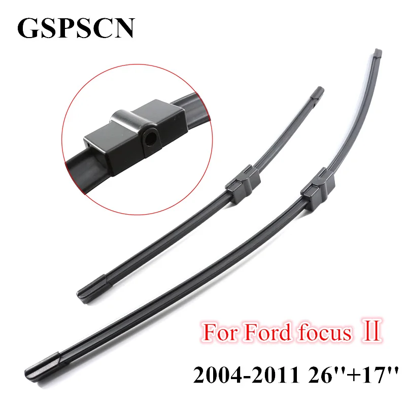 GSPSCN 2 pcs/pair Front Wiper Blade Windscreen Wiper Blade For Ford Focus 2 2004 2011 26