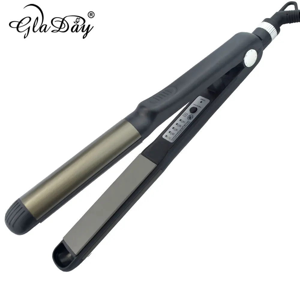 2 in 1 Styler Temperature Control Electric Hair Straighteners Styling