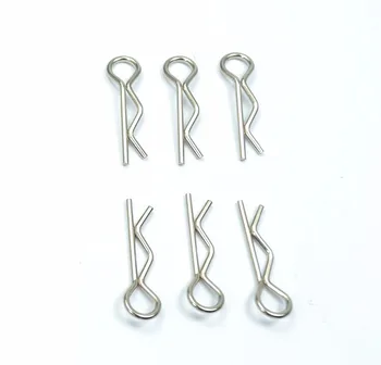 

10PCS RC 1/8 Body Clips Pins Bend Post Remote Control Car Parts Truck Buggy Shell for 1:8 rc car