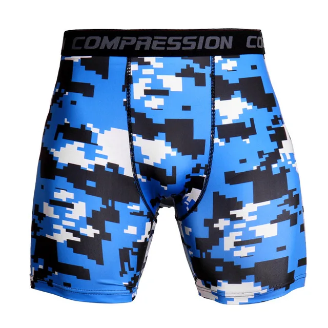 Mens Running Shorts Camouflage Bermuda Shorts Men Compression Shorts ...
