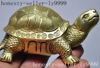 

Crafts statue lucky chinese fengshui brass Longevity Turtle sea Tortoise auspicious statue halloween