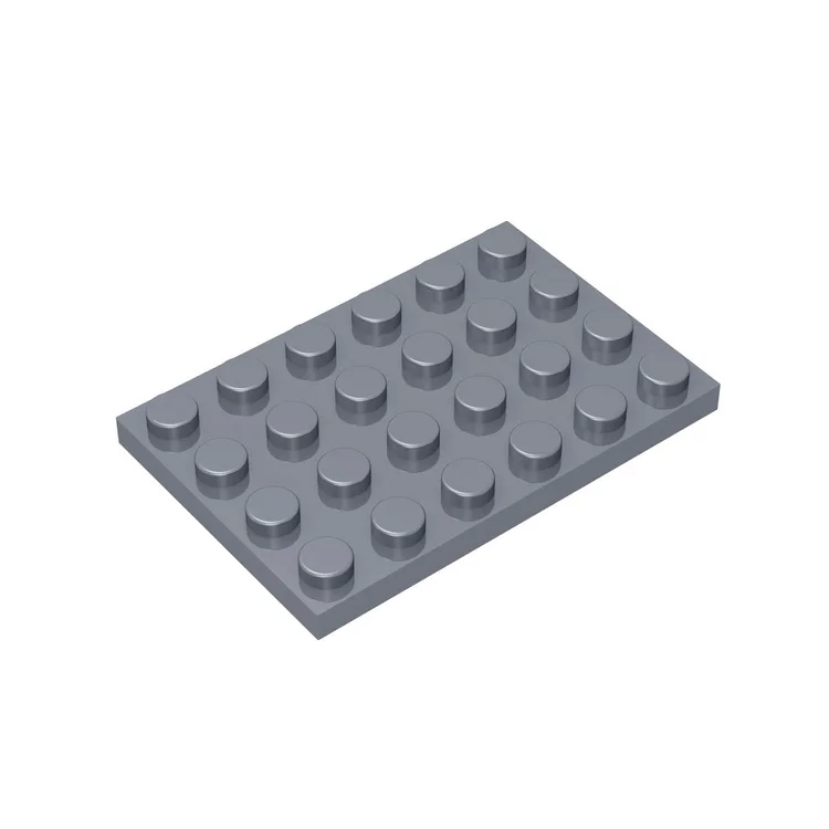 BuildMOC совместимые сборы частицы 3032 4x6 для строительных блоков детали сделай сам