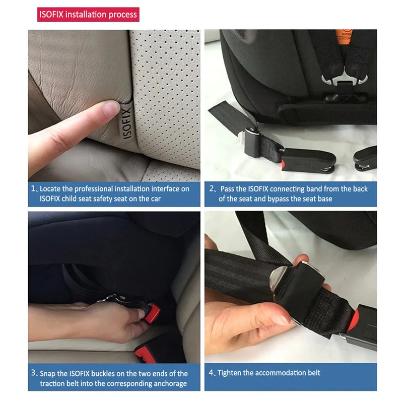 Автомобильные детские безопасные сиденья аксессуары ISOFIX интерфейс безопасности сиденья ремень мягкий соединительный ремень