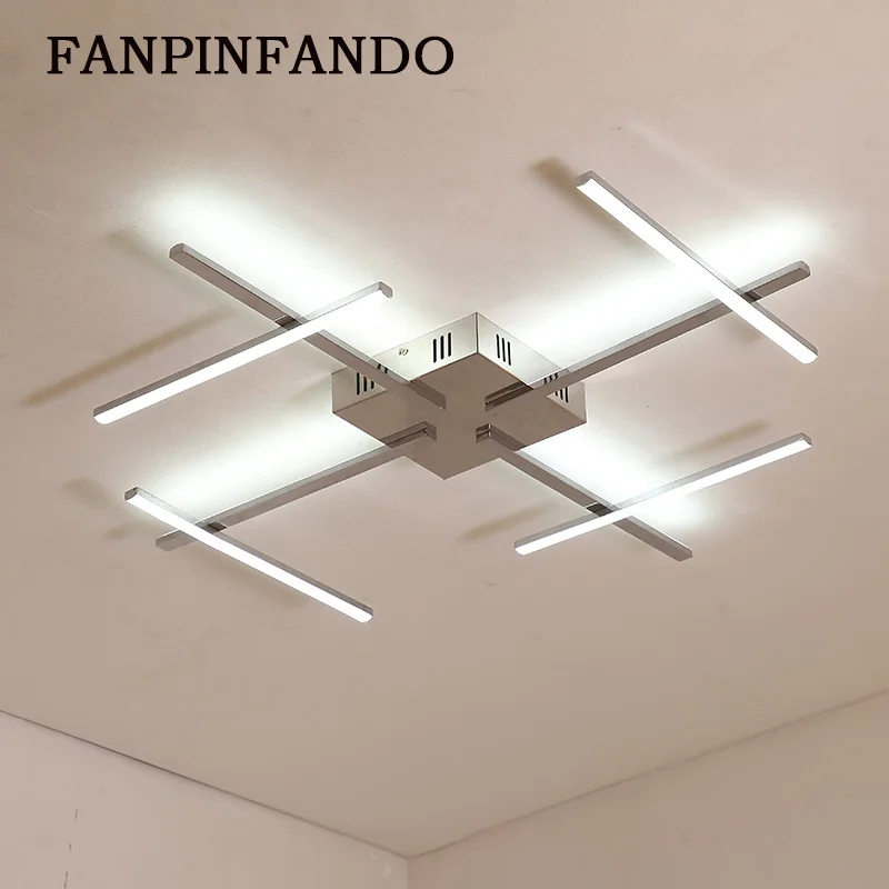 

Latest Modern Led Chandelier Light Gold/Chrome For Living Room Bedroom Indoor Led Chandelier Lighting Fixture AC110-265V